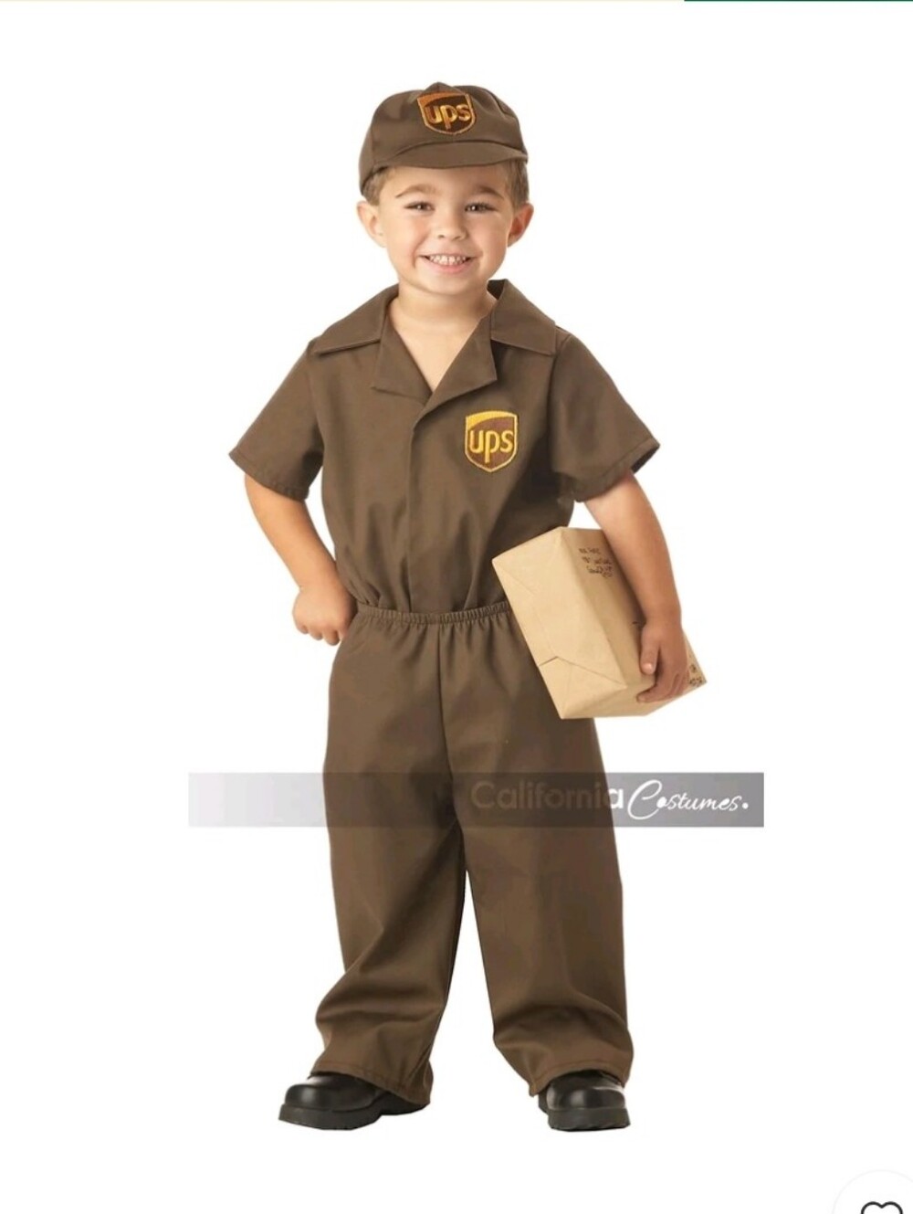 UPS Toddler Costume. EUC Sz  Toddler 4-6
